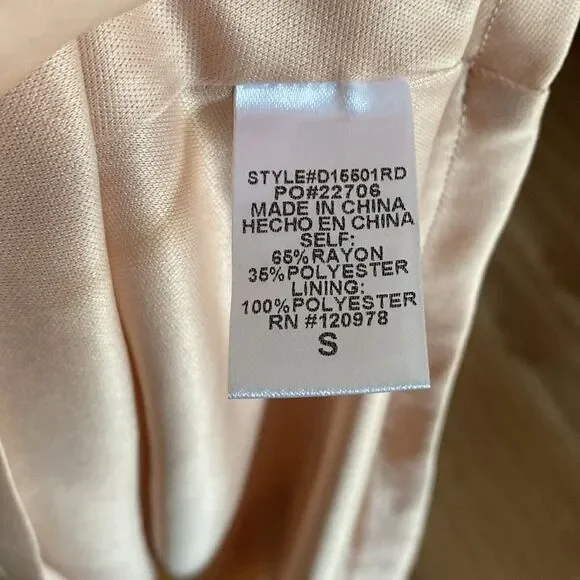 Aura the Label Peach Maxi Cutout Dress Size Small New With Tags - Picture 11 of 15